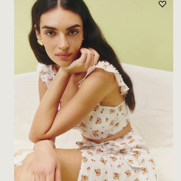 🌿|NWT| Reformation Pam Linen Two Piece Set - Picture 5 of 16